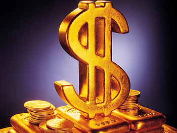 Background, Logos, Dollar, $, Gold HD wallpaper