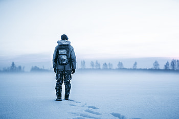 Winter, Nature, Snow, Human, Person, Backpack, Rucksack, Tourist HD wallpaper
