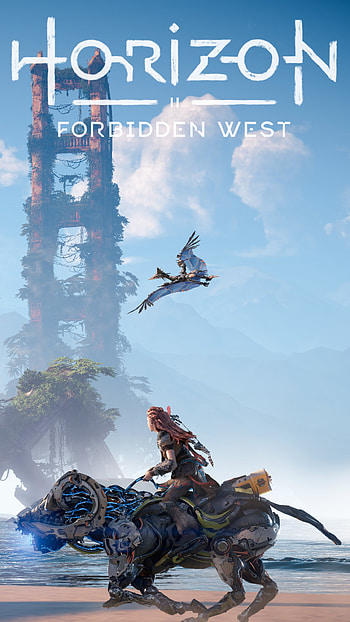 Horizon ll: Forbidden West - Riding on the beach, Aloy (Horizon Series), video game, Horizon Forbidden West HD phone wallpaper