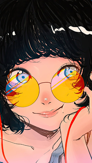 Amber Shades — Anime Girl , Anime, girl, anime girl HD phone wallpaper