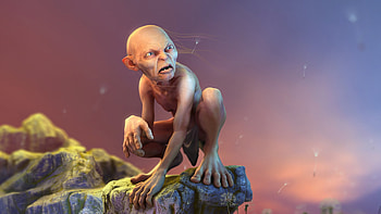 Gollum, Lord of the Rings, Detailed , Fierce expression HD wallpaper