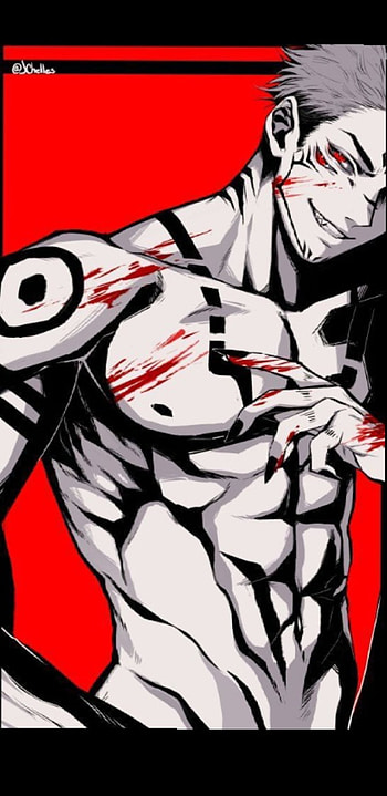 Sukuna, jujutsu_kaisen, jujutsu, yuuji, anime HD phone wallpaper