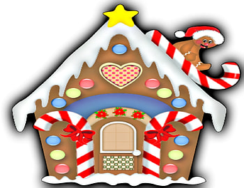Sliding On The Roof, Abstract, Star, House, Gingerbread, Candy, Roof, Sliding, Fantasy HD wallpaper