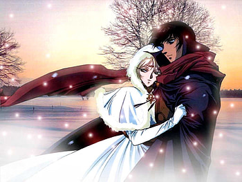 anime romance, sweet, winter, man, love, romance, male, woman, female HD wallpaper