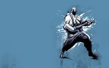 Pyro, team blue, team fortress 2 HD wallpaper