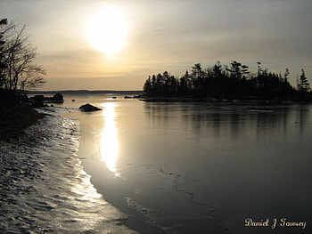 Icy Dawn, danieltowsey HD wallpaper