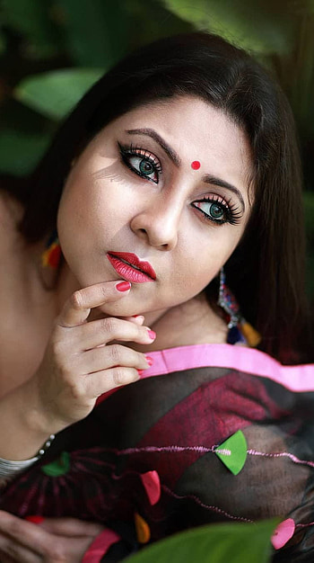 Sumana Sengupta, saree lover, bong rocks HD phone wallpaper