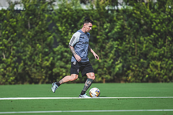 Inter Miami CF Training Session Featuring Star Player, Inter Miami CF, Lionel Messi, Sports HD wallpaper