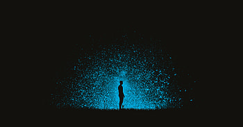 Silhouette Man Standing Art , silhouette, artist, artwork, illustration HD wallpaper