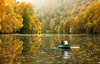 Autumn Lake, autumn, beautiful, , lake HD wallpaper
