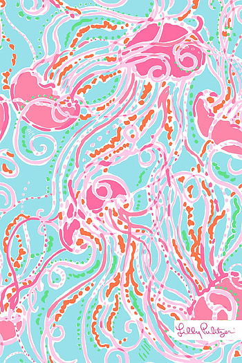 Lilly Pulitzer Summer Jellies Be Jammin | AdorePics HD phone wallpaper