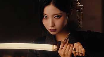 BABYMONSTER - Asa Modeling as samurai in We Go Up Music Video, Asa 