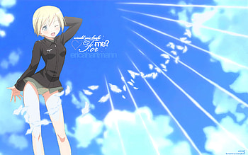 Erica Hartmann, strike, witches, loli, strike witches, hartmann HD wallpaper