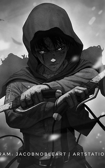 Levi Ackerman: Shadow Warrior – Attack on Titan Anime , Levi Ackerman, Anime, Attack on Titan HD phone wallpaper