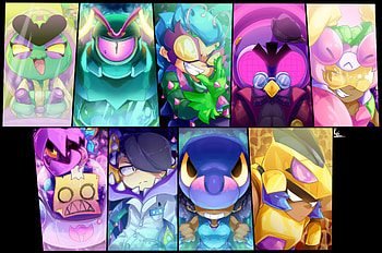 Brawl Stars : Colorful Characters Unite, video game, Brawl Stars HD wallpaper