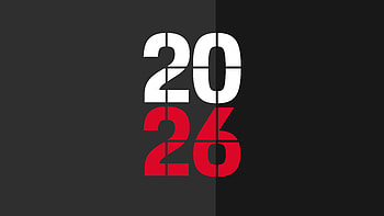 2026 Split Numerals —, 2026, Number, Happy New Year 2026 HD wallpaper