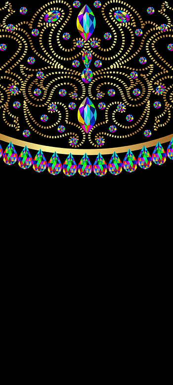 Aurora Gem, jewelry, magenta, art, diamond, premium, Luxury HD phone wallpaper