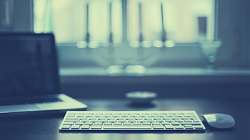 Notebook computer HD wallpaper
