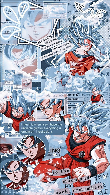 Goku, red, art HD phone wallpaper