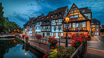 Colmar-France, Colmar, France, city, house HD wallpaper