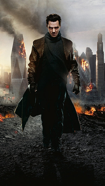 Star Trek Into Darkness, Benedict Cumberbatch destruction HD phone wallpaper