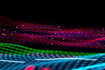 Abstract, Dark, Multicolored, Motley, Lines, Stripes, Streaks, Glow HD wallpaper