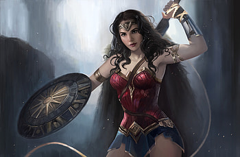 Wonder Woman Newart , wonder-woman, superheroes, artwork, digital-art, artstation HD wallpaper
