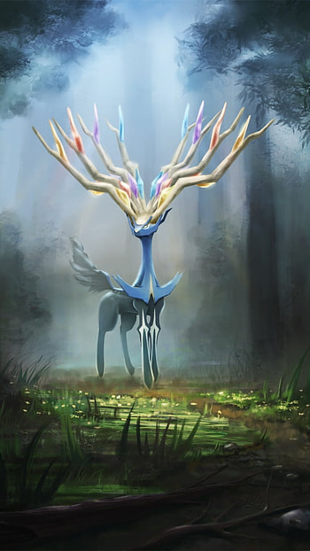 Xerneas, Anime, Pokemon HD phone wallpaper