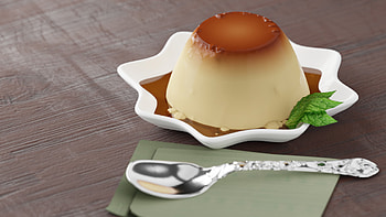 Digital dessert artwork, Creative pudding illustrations, Imaginative sweet treats, Artistic food design HD wallpaper