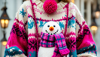 Charming Ugly Sweater Style - Ultra, ugly sweater, sweater, snowman, winter, holiday HD wallpaper