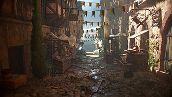 The city was happy until we arrived…, A Plague Tale: Requiem, PlayStation 5, scenery, video game HD wallpaper