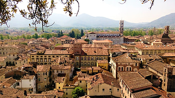 Ebene von Lucca, Nature's beauty, Tuscan countryside, Scenic landscapes HD wallpaper