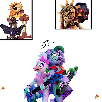 チカ_ロキシー, chica roxy, fnaf HD phone wallpaper