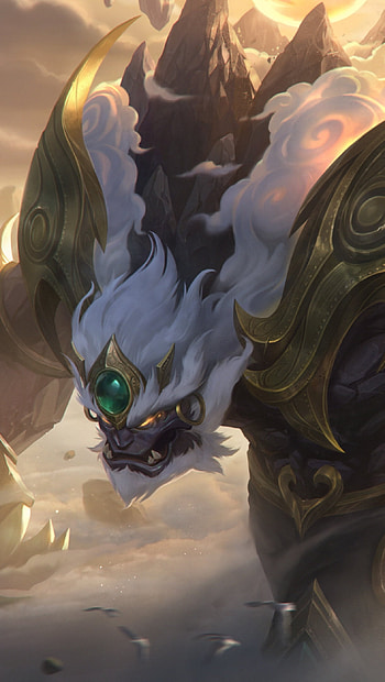 Lunar Guardian Malphite, video game, League Of Legends HD phone wallpaper
