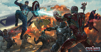 Captain America Civil War Artwork, captain-america-civil-war, artwork, artist, artstation HD wallpaper