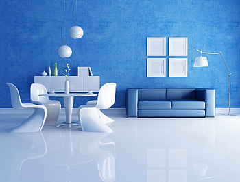 Furniture, Miscellanea, Miscellaneous, Living Room, , Example, Blue Tone HD wallpaper