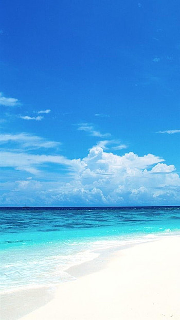 ... pure clear seaside beach landscape 8 HD phone wallpaper