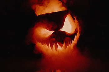 Holidays, Halloween, Smoke, Pumpkin HD wallpaper