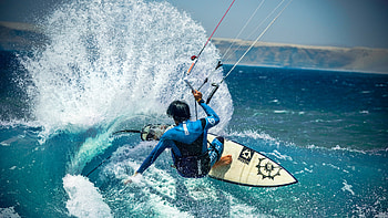 Mauricio Abreu, Kiteboarding HD wallpaper