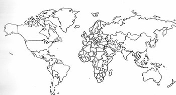 World Map Showing Countries Blank Best Blank Map Of the World with Countries and Capitals Google. World map outline, printable world map, World map printable HD wallpaper