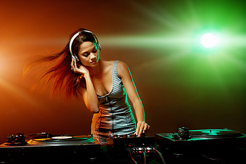 Party Dj Girl, dj, music, girl HD wallpaper