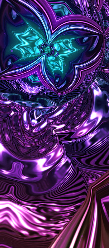 Purple Glow, abstract HD phone wallpaper