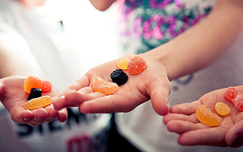 Candies, Miscellanea, Miscellaneous, Hands, Marmalade HD wallpaper