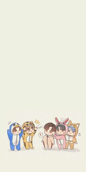 TxT Combi, art, cartoon HD phone wallpaper