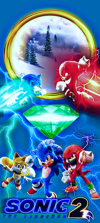 Sonic 2, red, blue, videogame, yellow, sonic2, fyp HD phone wallpaper