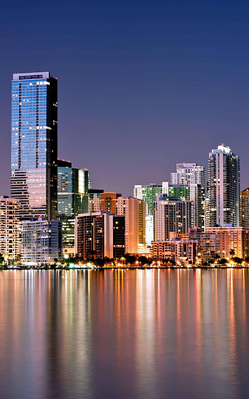 Miami travels, Skyline , City views, Urban landscapes HD phone wallpaper