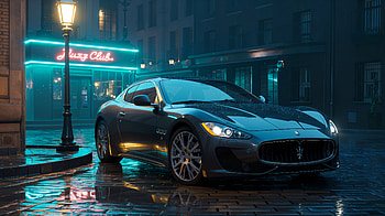 Maserati Night Glide —, Maserati, Car, Sports Car, Luxury Car, Coupé HD wallpaper