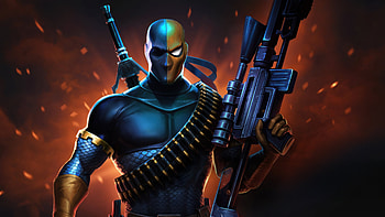 Dc Injustice 2 Deathstroke, injustice-2, deathstroke, ps-games, 2025-games, games, video-games, superheroes HD wallpaper