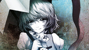 Touhou, cute, short hair, anime HD wallpaper