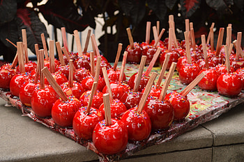 Food, Tasty, Delicious, Sweetness, Caramel Apples HD wallpaper